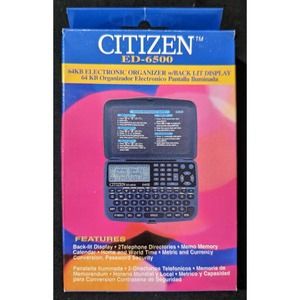 CITIZEN ED-6500 64KB Electronic Organizer Brand New Never Used